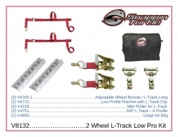 2 Wheel Low-Profile L-Track Wheel Bonnet Kit